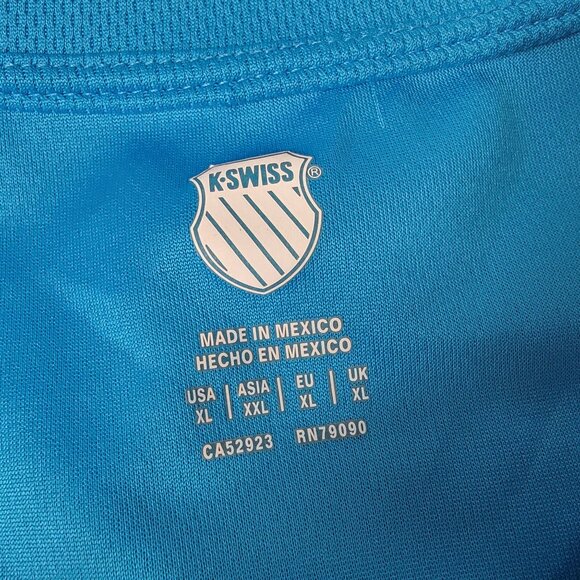 K Swiss Honda LA Marathon LA Road Runners Mens XL Blue Dri-Fit Shirt Athletic - Picture 5 of 9